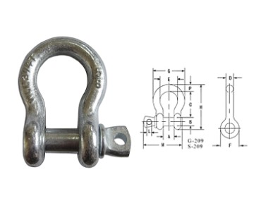 Geimhle Ancaire UAP Scriú Shackle-G209